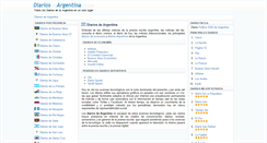 Desktop Screenshot of diariosdeargentina.com