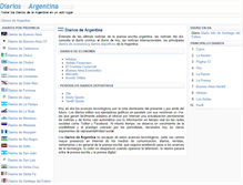 Tablet Screenshot of diariosdeargentina.com